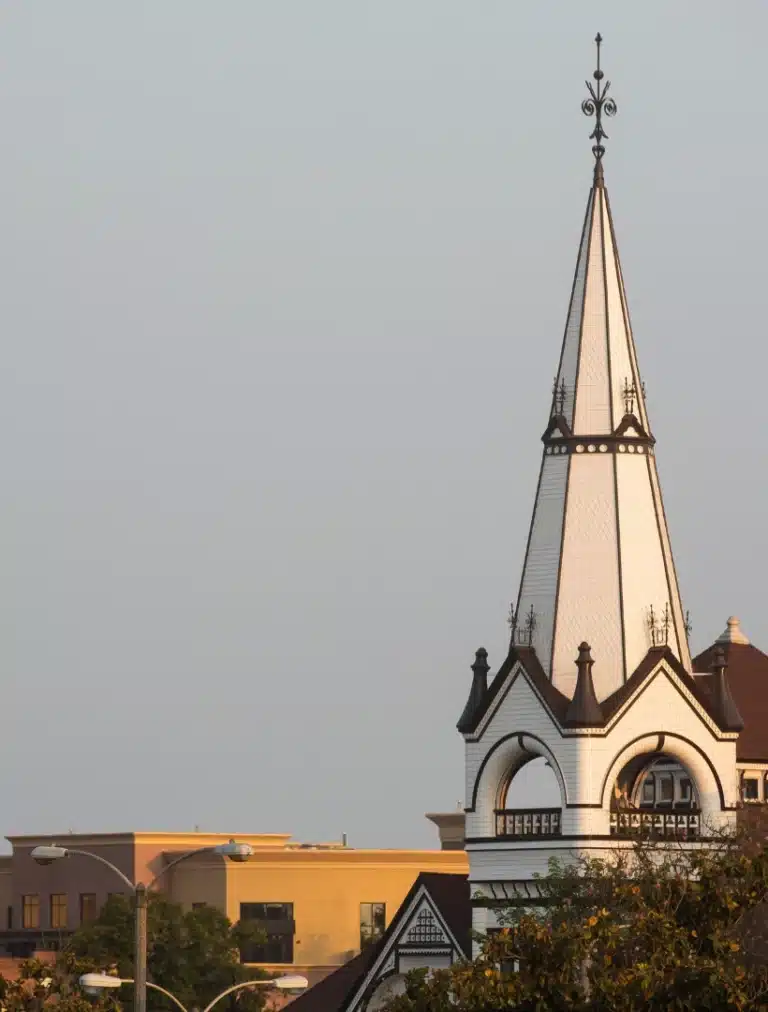 Aerial view of Pomona, California